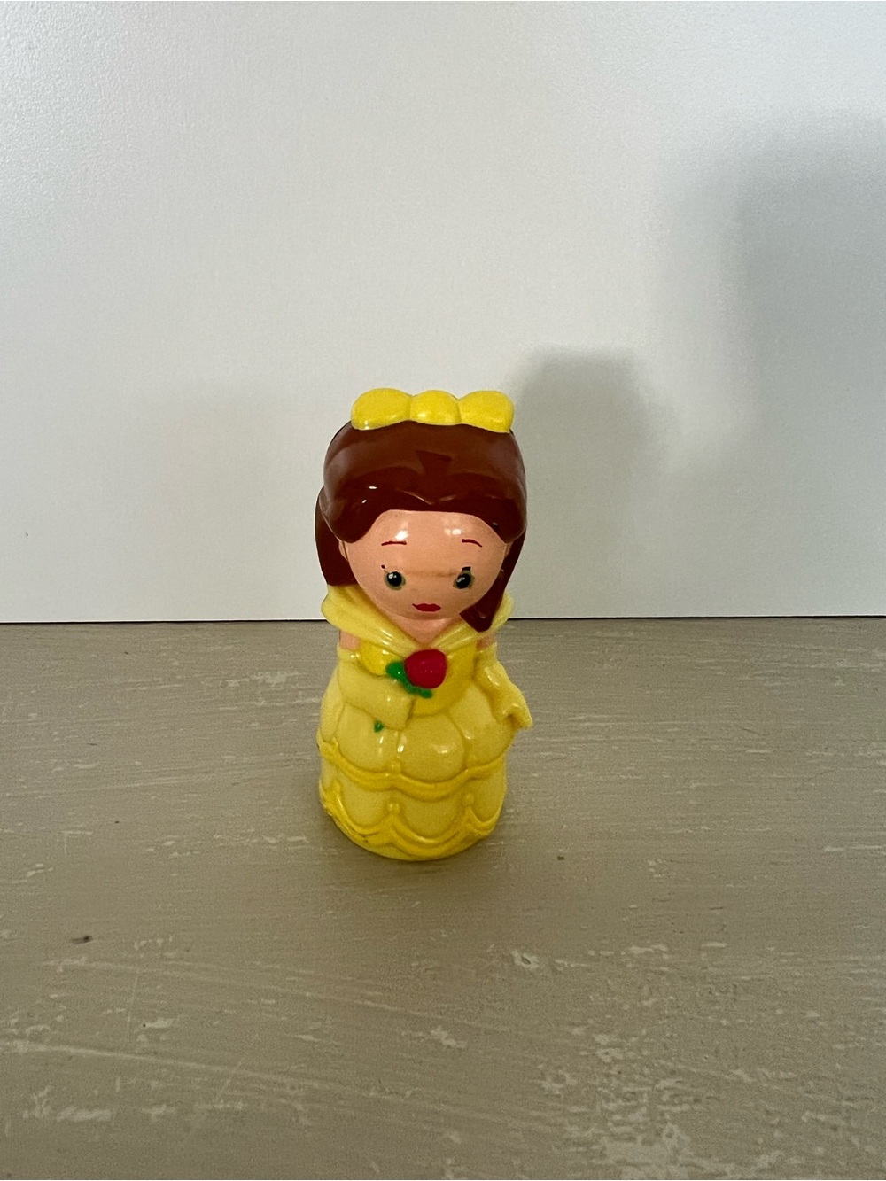 RARE Disney Princess Mega Bloks Block Buddie Belle 2003 Figure Collectible